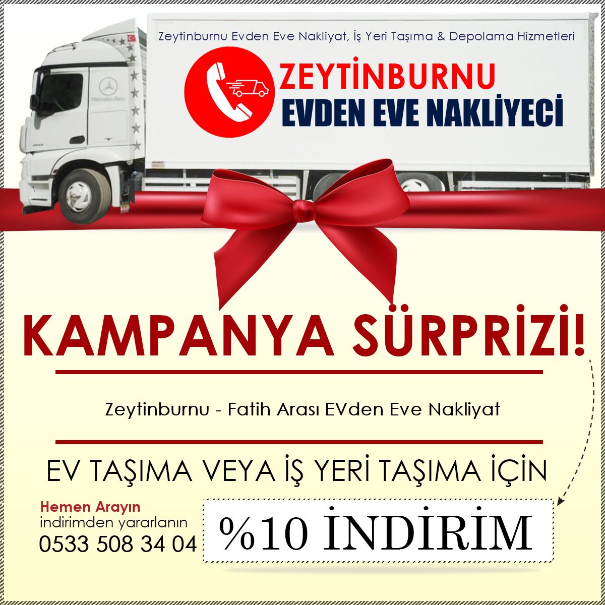 Zeytinburnu - Fatih Arası EVden Eve Nakliyat