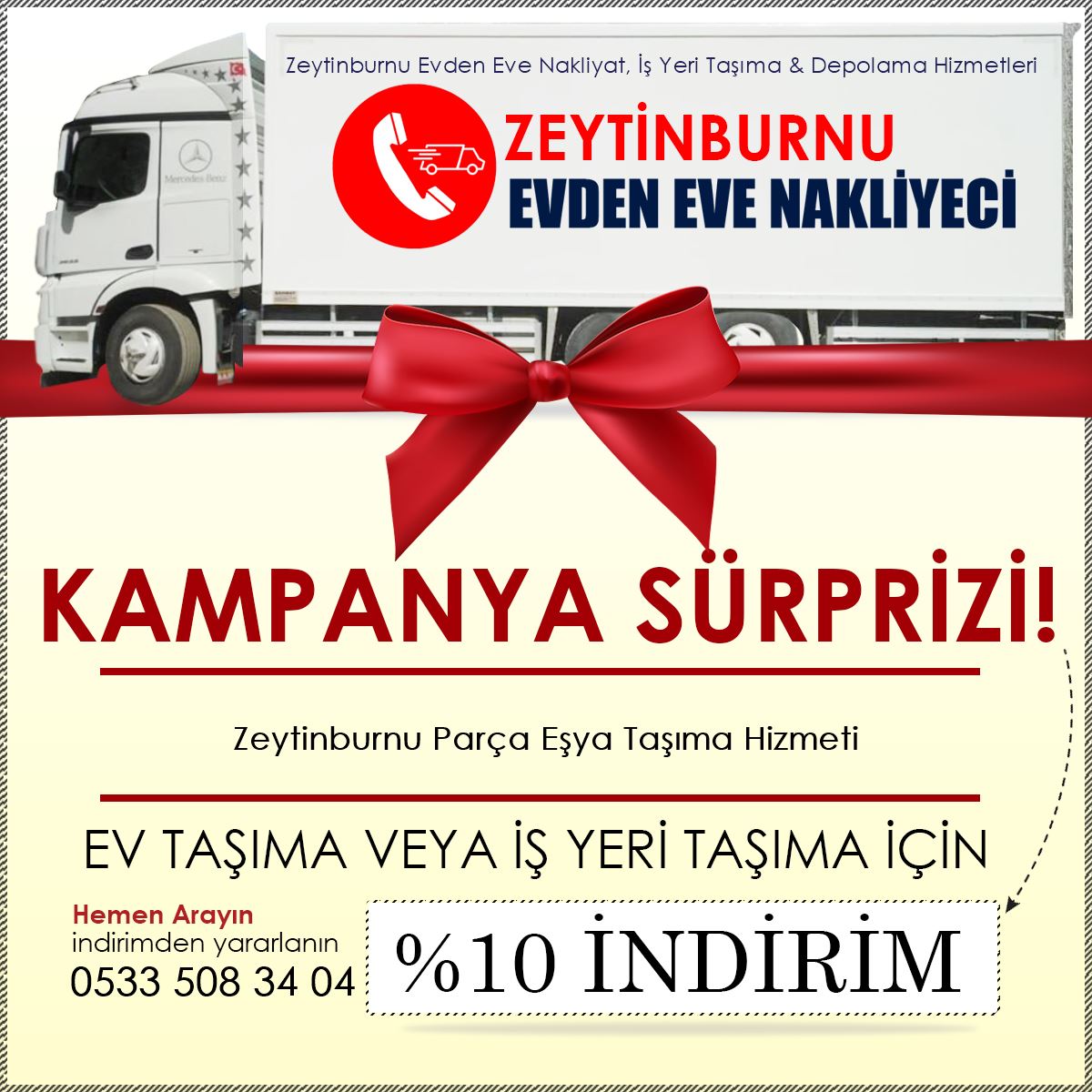 Zeytinburnu Parça Eşya Taşıma Hizmeti